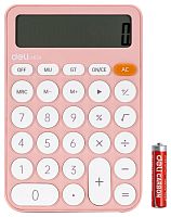 Калькулятор настольный Deli EM124PINK