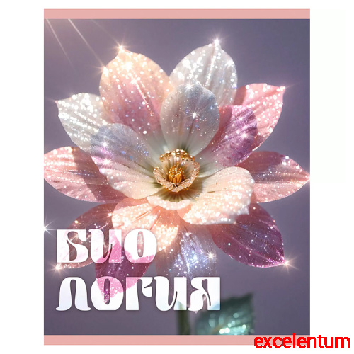Тетрадь 48л. клетка "Сияние" Биология