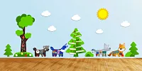 Комплексное настенное решение «В уютном лесу»