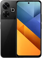 Смартфон Xiaomi Poco M6 256Gb 8Gb черный моноблок 3G 4G 2Sim 6.79" 1080x2460 Android 14 108Mpix 802.11 a/b/g/n/ac NFC GPS GSM900/1800 GSM1900 Protect A-GPS microSD max1024Gb