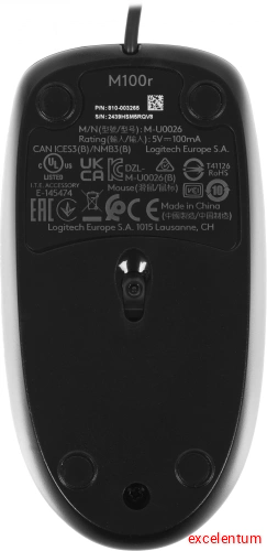 Мышь Logitech M100r фото 2 Мышь Logitech M100r фото 2