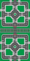 Поле для отработки ПДД, 0,5*1м
