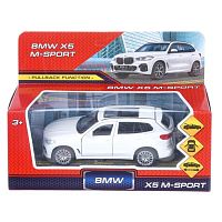 Машина металл BMW X5 M-Sport 12 см, двери, багаж, бел, кор. - в кор.2*36шт