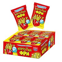 Жевательная резинка "Картошка Фри" 15г (24шт)