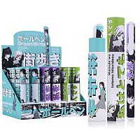 Ручка шариковая "DreamWrite. Manga Anime. City" 0.7 мм, синяя, 3 вида