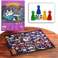 Игра-ходилка с фишками. Барсукот. Очень зверский детектив.