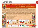 Стенд Меры пожарной безопасности для детских учреждений вар 10 Стенд Меры пожарной безопасности для детских учреждений вар 10
