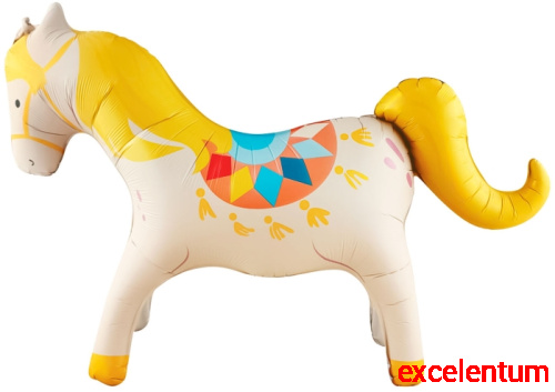 Шар 3D (46''/117 см) Фигура, Цирк, Любимая лошадка, 1 шт. в уп.