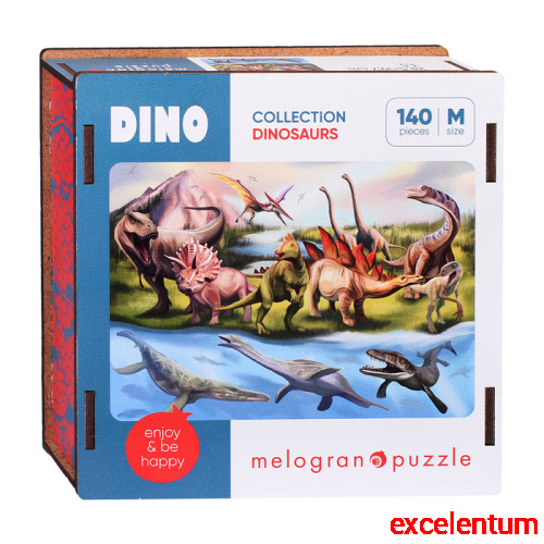 Пазлы 140 "Мир динозавров" Collection DINOSAURS.