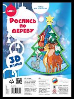 Роспись по дереву. Панно 3D "Волшебный лес"