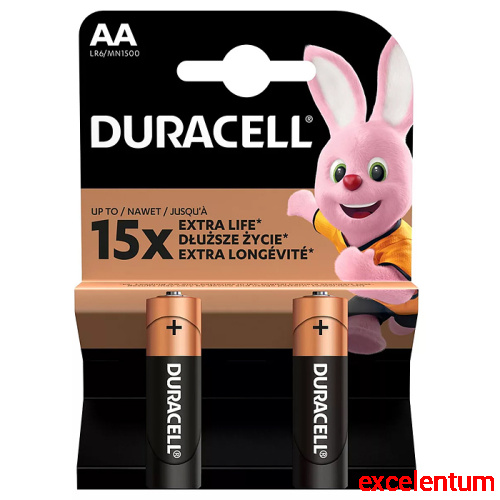Батарейки алкалиновые DURACELL BASIC NEW LR6 BL2