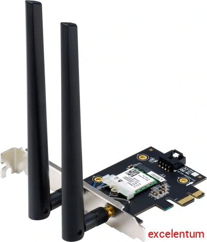 Сетевой адаптер Wi-Fi + Bluetooth Asus PCE-BE6500 Сетевой адаптер Wi-Fi + Bluetooth Asus PCE-BE6500