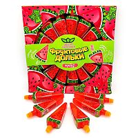Желе "Фруктовые дольки" арбуз 50г (30шт)