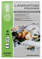 Пленка для ламинирования Cactus 80мкм A5 (100шт) глянцевая 154x216мм  CS-LPGA580100