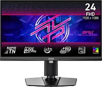 Монитор MSI 24.5" MPG 242R X60N черный TN LED 16:9 HDMI матовая HAS Piv 350cd 178гр/178гр 1920x1080 600Hz FreeSync Premium DP FHD USB 6.9кг