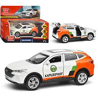 Машина металл Haval f7 12см, (двери, багаж, каршеринг) инерц., в коробке