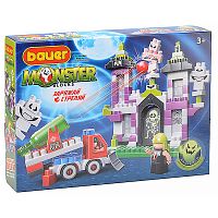 Конструктор 823 "Дом с привидениями" машиной-пушкой и 2-мя охотниками "Monster blocks"