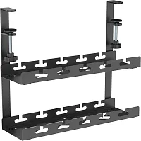 Кабель-канал Cactus CS-CM-400-2BK для столов 40x13.4x34.2см черный