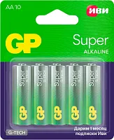 Батарея GP Super Alkaline 15A/IVI-2CR10