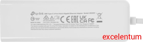 Сетевой адаптер Gigabit Ethernet TP-Link UE330C фото 3 Сетевой адаптер Gigabit Ethernet TP-Link UE330C фото 3