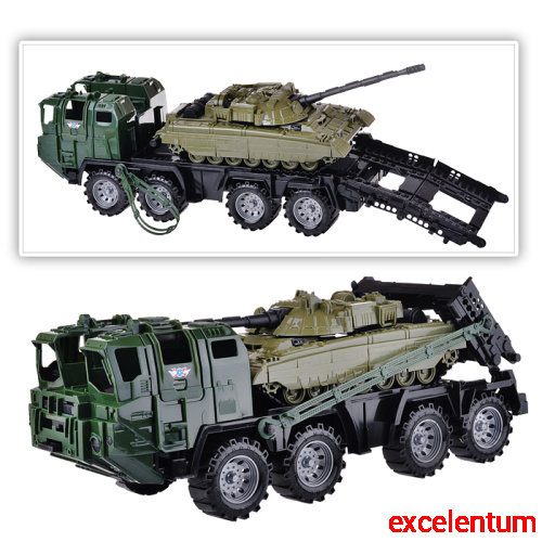 Военный тягач "Щит" с танком Военный тягач "Щит" с танком