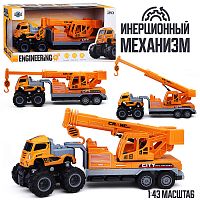 Машина "Большой кран" в коробке