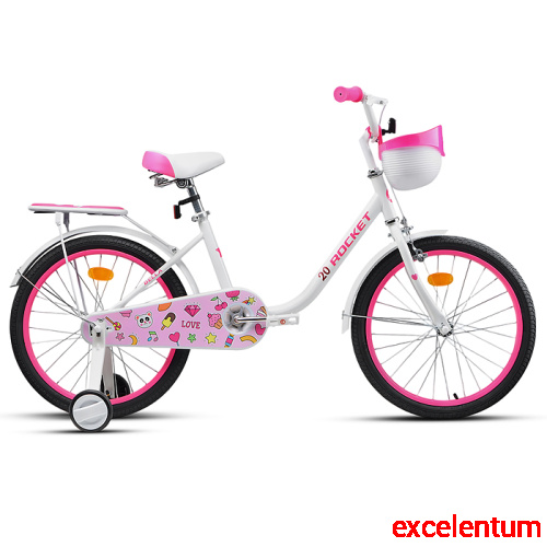 Велосипед 20" Rocket Bella, цвет белый Велосипед 20" Rocket Bella, цвет белый