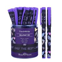 Ручка шариковая "FreshWrite. Дамские штучки. Ажур" 0.7 мм, синяя