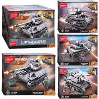 Конструктор 207136-207139 "Танк разведки" в коробке