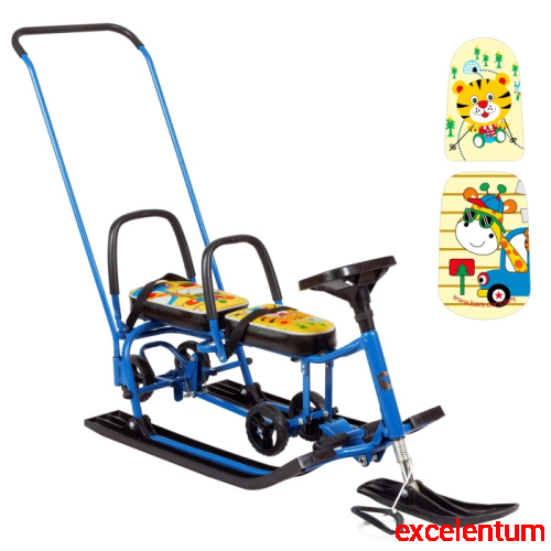 Игрушка Снегокат детский 507 "TWINS BABY Wheel" для двоих (Жирафик) Игрушка Снегокат детский 507 "TWINS BABY Wheel" для двоих (Жирафик)