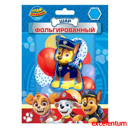 Шар фольгированная фигура "Щенячий патруль. Гонщик" 48*82 см. Шар фольгированная фигура "Щенячий патруль. Гонщик" 48*82 см.