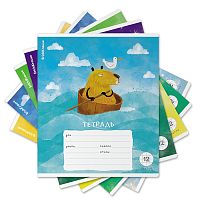 Тетрадь 12 л. клетка "Capybara Travel"