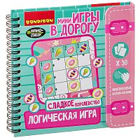 Компактные развивающие игры в дорогу "Сладкое королевство!" логическая игра