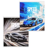 Тетрадь 40л. клетка "Speed" А5 скрепка