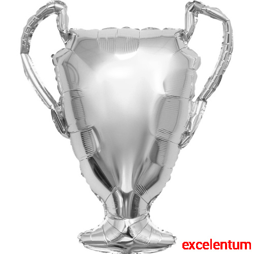 Шар (33''/84 см) Фигура, Кубок Чемпиона, Серебро, 1 шт. в уп. Шар (33''/84 см) Фигура, Кубок Чемпиона, Серебро, 1 шт. в уп.