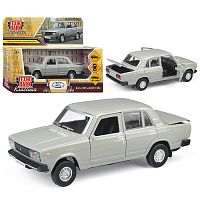 Машина металл LADA "Ваз-2105" 1997 12см, (двери, багаж,) инерц., в коробке