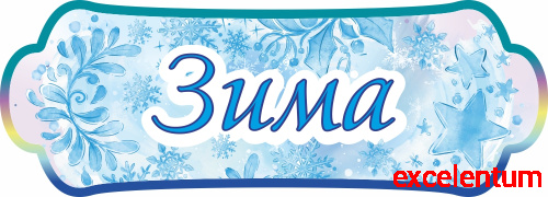 Табличка для детского сада ВРЕМЕНА ГОДА. ЗИМА, 0,39*0,14м Табличка для детского сада ВРЕМЕНА ГОДА. ЗИМА, 0,39*0,14м