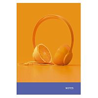 Книги для записей А5 "My music" (145х210), 100л. 7БЦ, глянцевая ламинация
