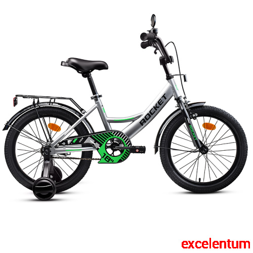 Велосипед 18" Rocket Gem, цвет серый Велосипед 18" Rocket Gem, цвет серый