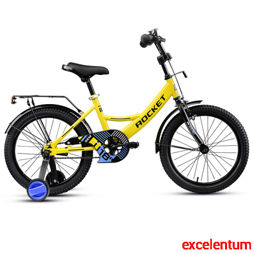 Велосипед 18" Rocket Gem, цвет желтый Велосипед 18" Rocket Gem, цвет желтый