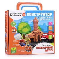 Конструктор керамический для детского творчества "Пожарное депо"