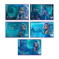 Альбом для рисования 40л. на скобе Aquamarine, А4