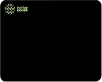 Коврик для мыши Cactus Black