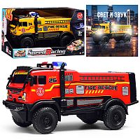 Машина "Броневик" 1:18, свет, звук, в коробке