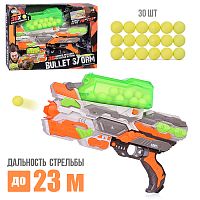 Бластер "Bullet storm" с шариками, в коробке
