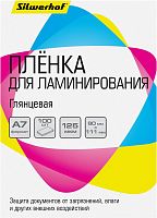 Пленка для ламинирования Silwerhof 125мкм A7 (100шт) глянцевая 80x111мм