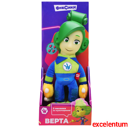Мягкая игрушка "Фиксики" Верта 27 см, муз. чип, в коробке Мягкая игрушка "Фиксики" Верта 27 см, муз. чип, в коробке