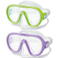 Маска для плавания Sea scan swim, от 8 лет, 55916 INTEX