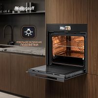 Духовой шкаф Электрический Weissgauff Premium EOM 899 Color Touch Matt черный
