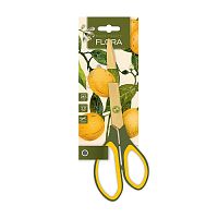 Ножницы "Flora. Paradise. Lemons" с золотыми лезвиями, 21.5 см.